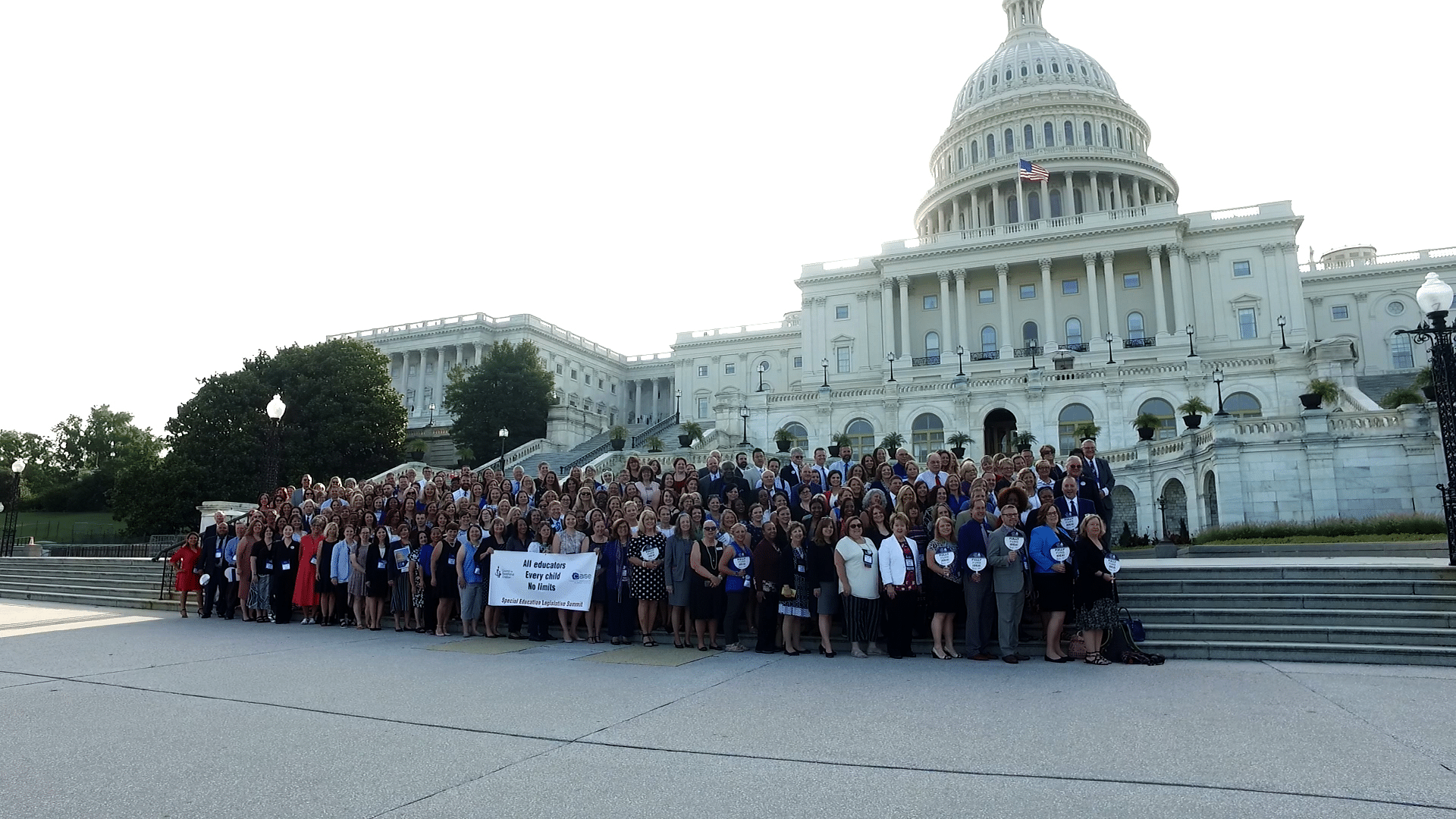SELS group 2020 outside of US Capitol Building